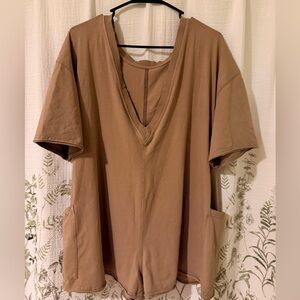 Free People hot shot tee romper